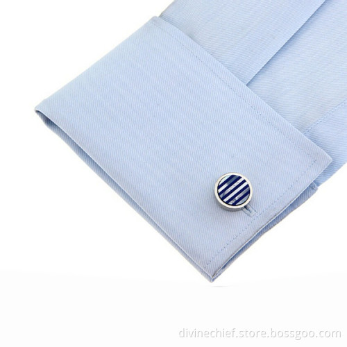 Make Custom Round Shape Cufflinks Wholesale Cufflinks For Mens Shirts